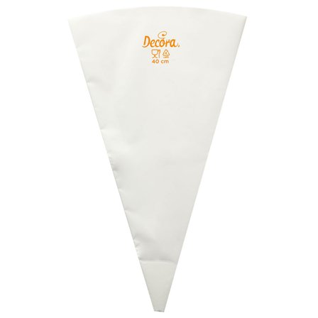 Uudelleenkäytettävä Pursotinpussi Valkoinen 40 cm