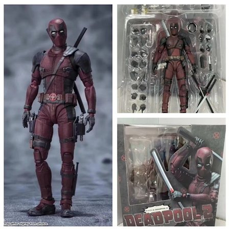 Deadpool 2 Marvel Action Figur Modell Leksak Barn Barn Pojkar Presenter Samlarobjekt