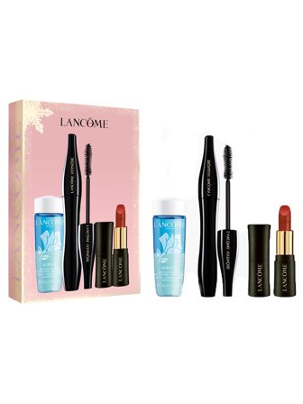 Lancôme Mixed Lines Set cont.: Hypnose Mascara N° 01 Black 6,2 ml (GH 1317662) + Bi-Facil Eye Make-up Remover 30 ml + L'Absolu Rouge Mini Lipstick N° 