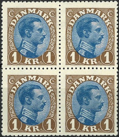 Danmark - AFA 131a - 4-blok - Postfrisk