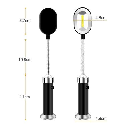 2st Led-grillljus, Magnetiska Flexibla Grilllampor Tillbehör