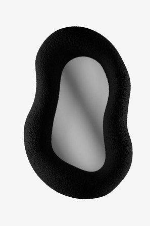 Hanah Home - Koristeellinen peili Wabi Sabi Wabi - Musta - Peilit - - Homeroom