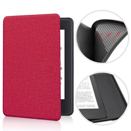 6,8 tommer E-Reader Folio Cover 11th Gen Protective Shell RØD