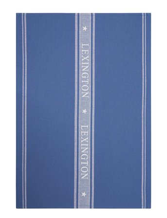 Lexington Home Icons Cotton Jacquard Star Kitchen Towel - Blue - 50X70CM