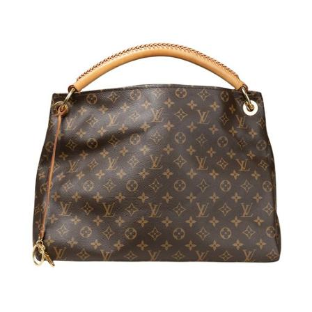 Louis Vuitton Vintage, Pre-owned Shoulder Bags Bruin, Dames, Maat:ONE Size,Canvas