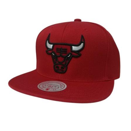 Mitchell & Ness Caps röd, Herr Kepsar, Herr, Storlek: ONE SIZE