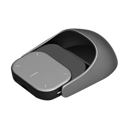 Air Mouse Bluetooth Langaton Kosketuslevy Irrotettava Älypuhelimen Kaukosäädin //Tabletti/TV Tummanharmaa