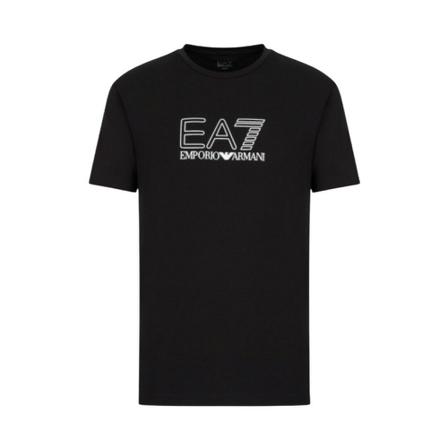 Emporio Armani, T-Shirts Zwart, Heren, Maat:S,elastaan