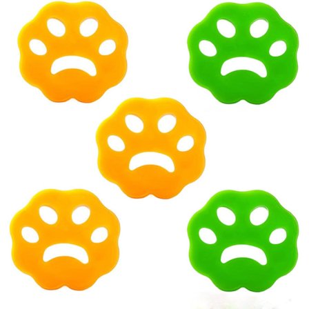 5 st Pet Hair Remover, Tvättmaskin Hårborttagare, Rengöring Hårborttagare Boll Återanvändbar Klibbig Pälsfångare för Tvättmaskin, Sängkläder, Kläder