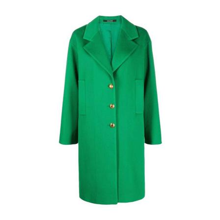 Tagliatore Single-Breasted Coats Grøn, Dame Uldfrakker