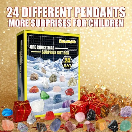 Edelsten-adventskalender - 2023 Adventskalender for barn med 24