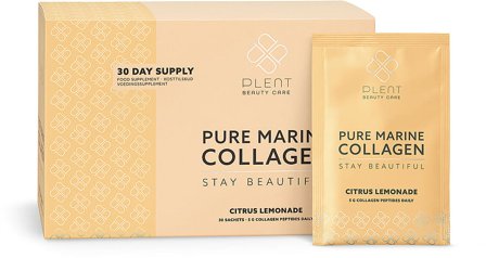 Plent Marine Collagen Box 30 stk Citrus Lemonade 30 stk., Helse & Madvarer, Kollagen, Kollagenpulver