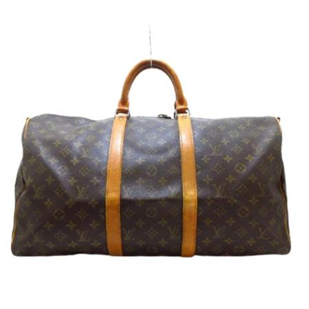 Louis Vuitton Vintage, Pre-owned Polyester travel-bags Bruin, Dames, Maat:ONE Size