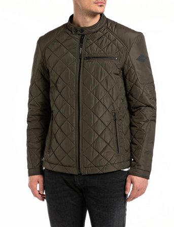 Replay Jacket Regular - Khaki green - S