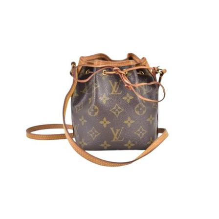 Louis Vuitton Vintage, Pre-owned Canvas louis-vuitton-bags Bruin, Dames, Maat:ONE Size