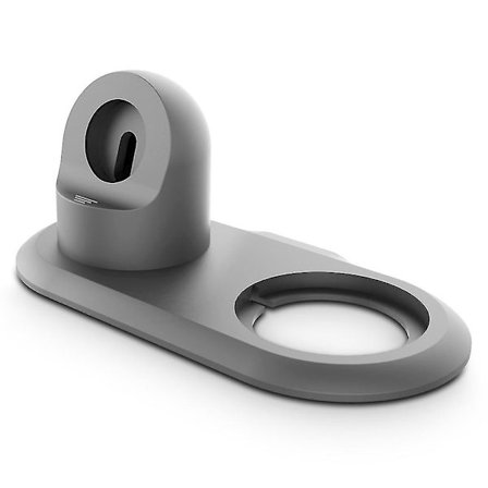 Skin silikon laddare fäste laddstation bas grå