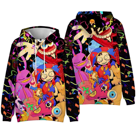 The Digital Circus Kid Hoodies Boys Sweatshirt Jumper Casual Top A 120cm