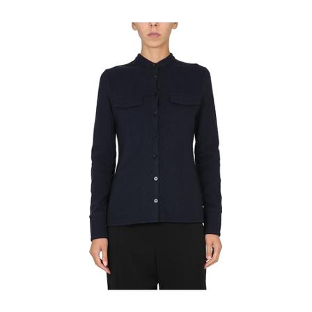 Jil Sander, Shirt With Pockets Niebieski, Kobieta, Rozmiar: M