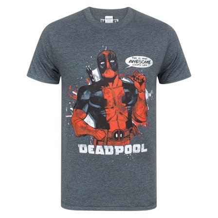 Deadpool herr T-shirt This Is What Awesome Looks Like M Charcoa
