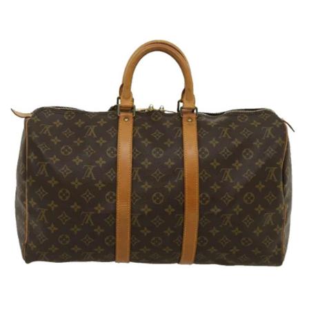Louis Vuitton Vintage, Pre-owned Keepall Bag Bruin, Dames, Maat:ONE Size