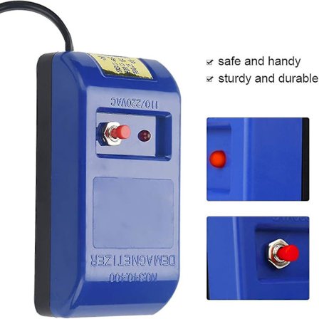 Profesjonell avmagnetiseringsverktøy for kvartsur 250V