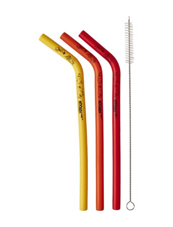 Dsignhouse Moomin Silicone Straw Set - Multi/patterned - ONE SIZE