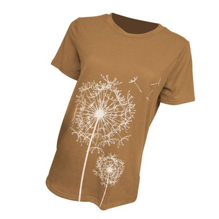 Dam T-shirt Print Rundhalsad Kortärmad Lös Topp,