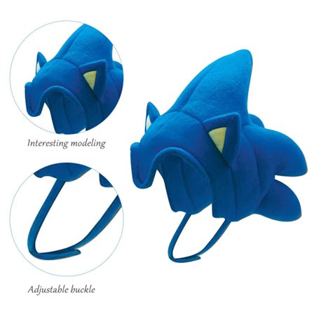 Cosplay huvudbonader seriefigurer för kostym foto rekvisita hatt blå