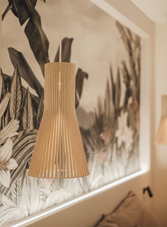 Secto 4201 Small taklampe Ø25 - bjørk