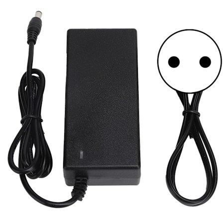 42V 2A Strømforsyning DC 5.5mm Han-stik til 36V Lithium-ion Batteri AC 100‐240V 50/60Hz EU-stik