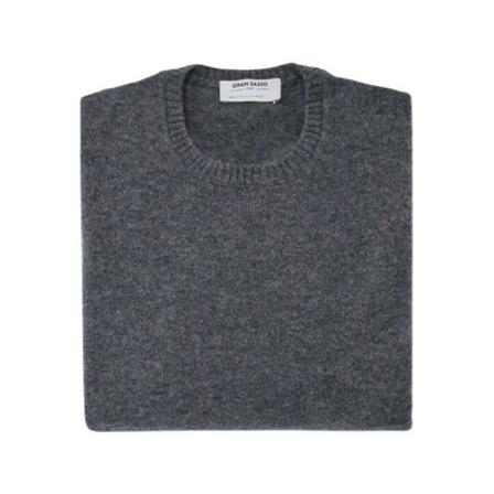 Gran Sasso, Knitwear Grijs, Heren, Maat:L