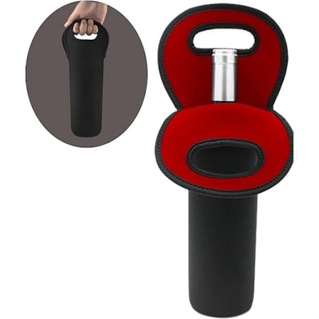 Isolerad vinväska för 750 ml flaskor, mångsidig väska för vin, öl och vatten | Perfekt för restauranger och resor