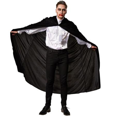 Tectake Sammetscape Med Huva - 116 Cm Svart