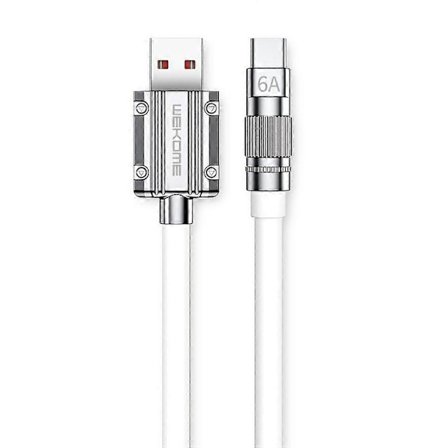 Typ B WEKOME Wind Eagle Series 1m 6A USB till Type-C Supersnabb Laddningskabel Frostskydd Datakabel (Typ B)
