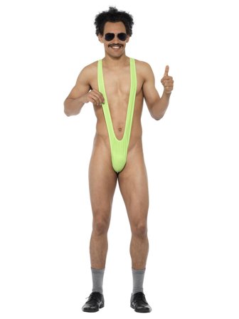Borat Mankini Neon Grön