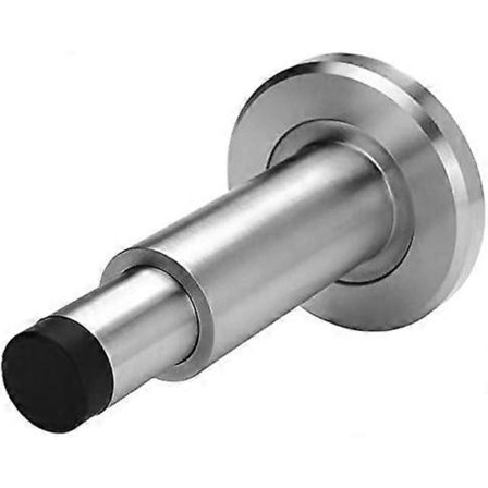 304 Rustfritt Stål Justerbar Ekstra Lang Gummi Dørstopper Beskyttelse Håndtak Dør Vegg Dørstopper Vegg Dørstopper