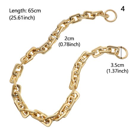 Väska kedja handväska väska remmar 4 4