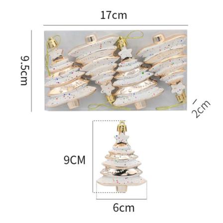 Juldekoration För Hemplätering Boxed Christmas Tree Pend