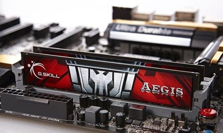 G.SKILL AEGIS F3-1600C11S-4GIS - DDR3 - modul - 4 GB - DIMM 240-pin - 1600 MHz / PC3-12800 - ikke-bufret