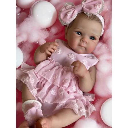 18 tuuman Girls Bettie Full Silikoni Vinyyli Bebe Reborn Lifelike Painted Soft Skin nukke