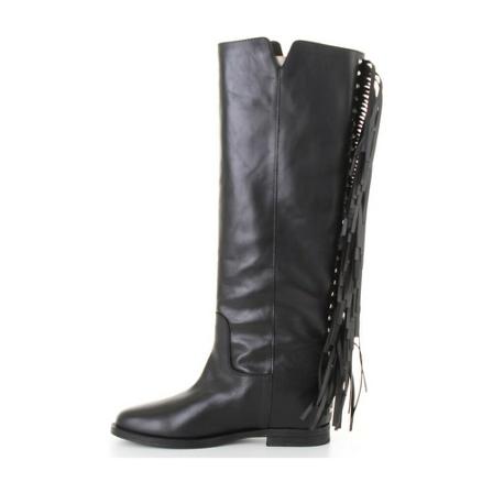 Via Roma 15 Velour boot , Bruin , Dames , Maat: 38 EU Hoge & overknee laarzen