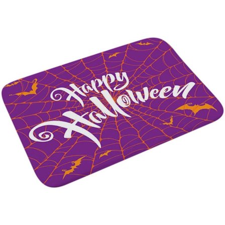 Happy Halloween Door Matt Spider Web -matto 3 3