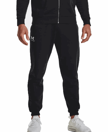 Under Armour Essential Fleece Jogger Black/White