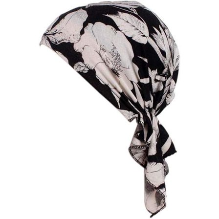 Hodeskjerf Turbanhatt for kvinner med trykk, Kjemoterapi Beanie Skjerf