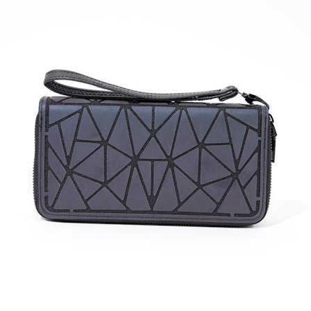 Håndledsrem Armbånd Diamant Pung PU Læder Taske Dame Clutch Feriegave Gradient Farve