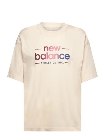 New Balance Reimagined Oversized T-Shirt - Cream - L