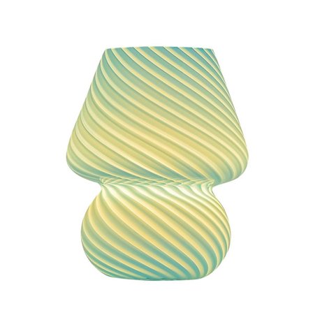 3 Farger Vintage Sopplampe Glass Ved Sengen Nattelykt