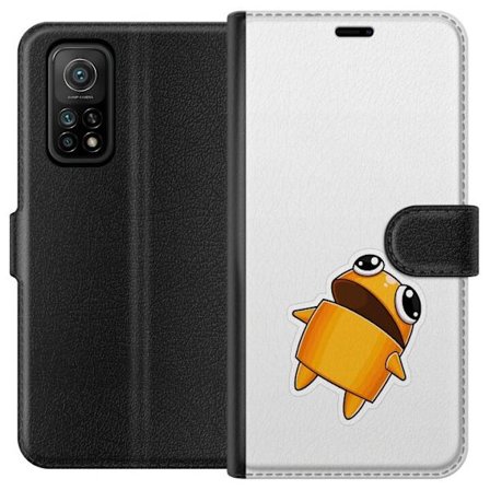 Kompatibel Tegnebogsetui til Xiaomi Xiaomi Mi 10T 5G Orange tegnet figur med store øjne og dynamisk pose i legende stil