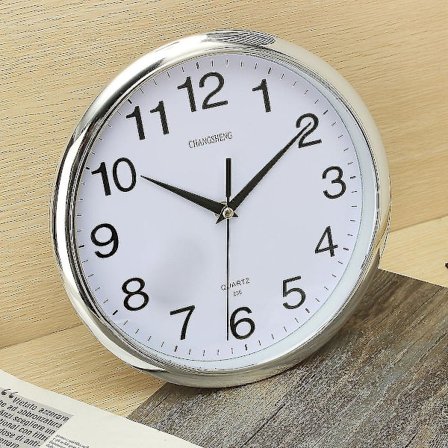 10 tum stor vintage tyst analog rund väggklocka hem sovrum kök kvarts