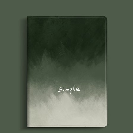 Stilrent fodral för iPad Air1 9.7" Bok Skogsstil 5:e Kapitlet 19